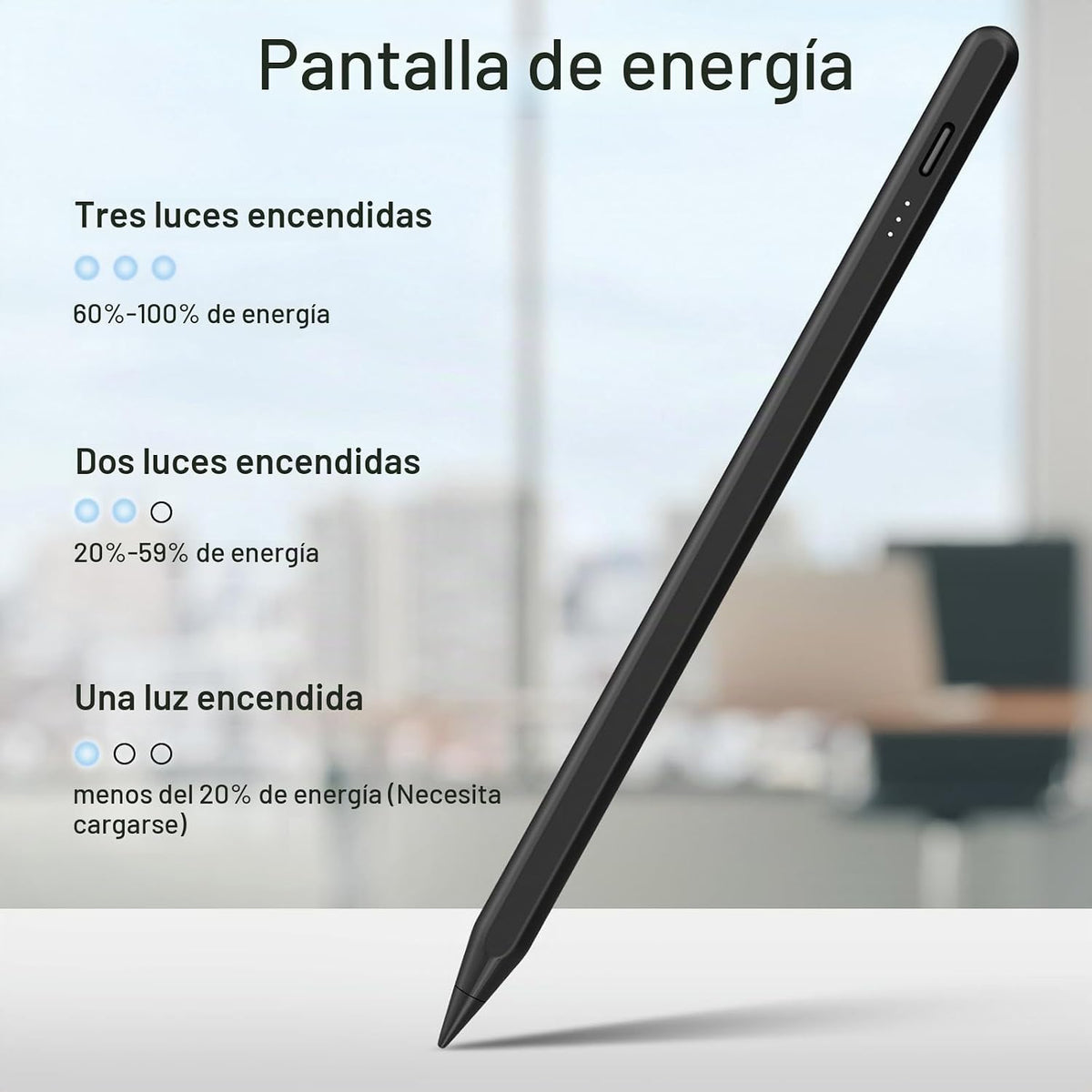 Lápiz óptico para iPad, lápiz óptico de carga rápida de 13 minutos...