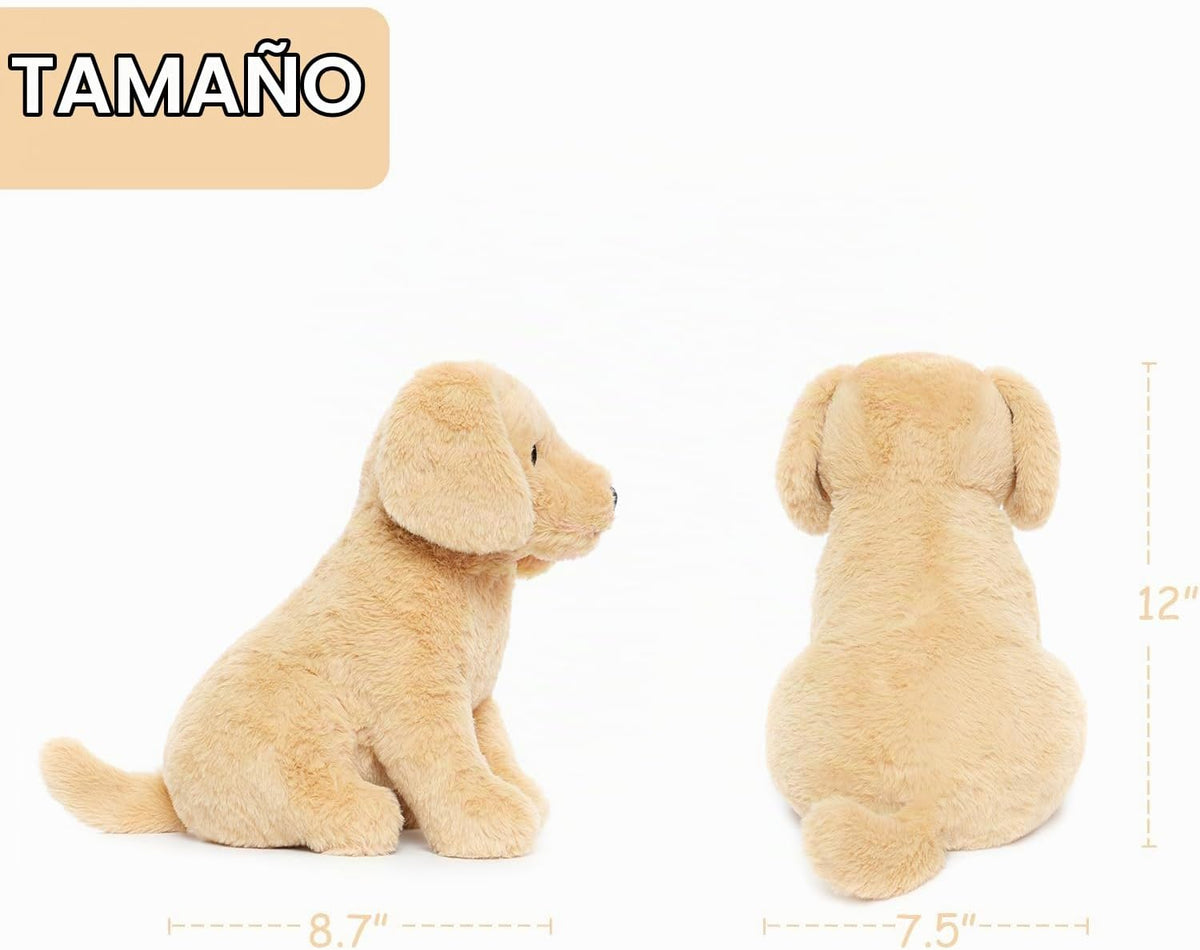 WEIGEDU Labrador Golden Retriever - Juguete de peluche para perro y...