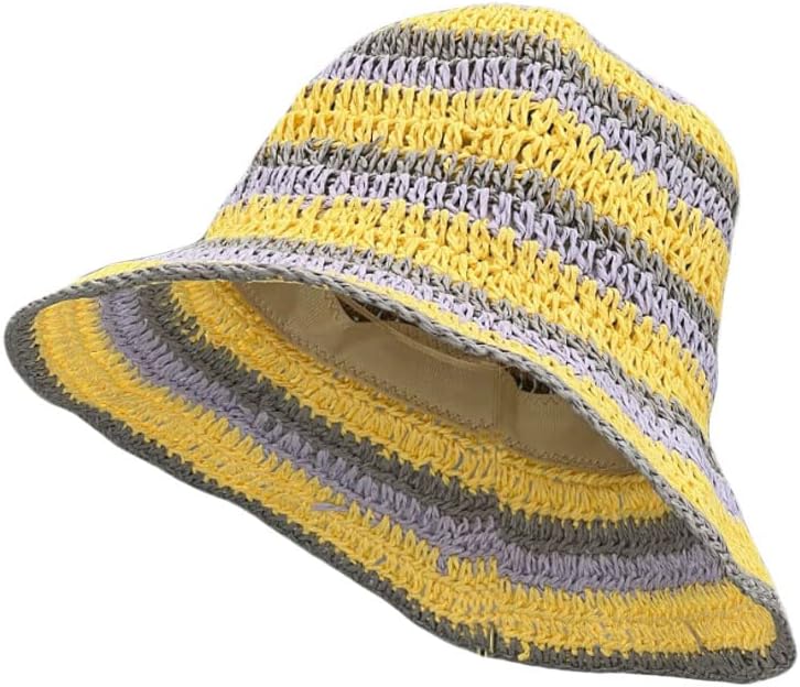 WITHMOONS Sombrero plegable del cubo del bolo del verano del ganchi...