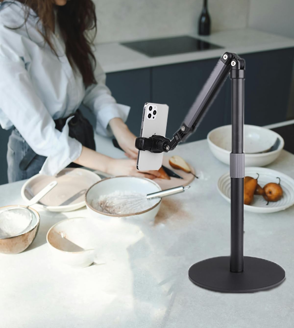 Hocoder Soporte de Teléfono Aéreo Resistente para Escritorio para G...