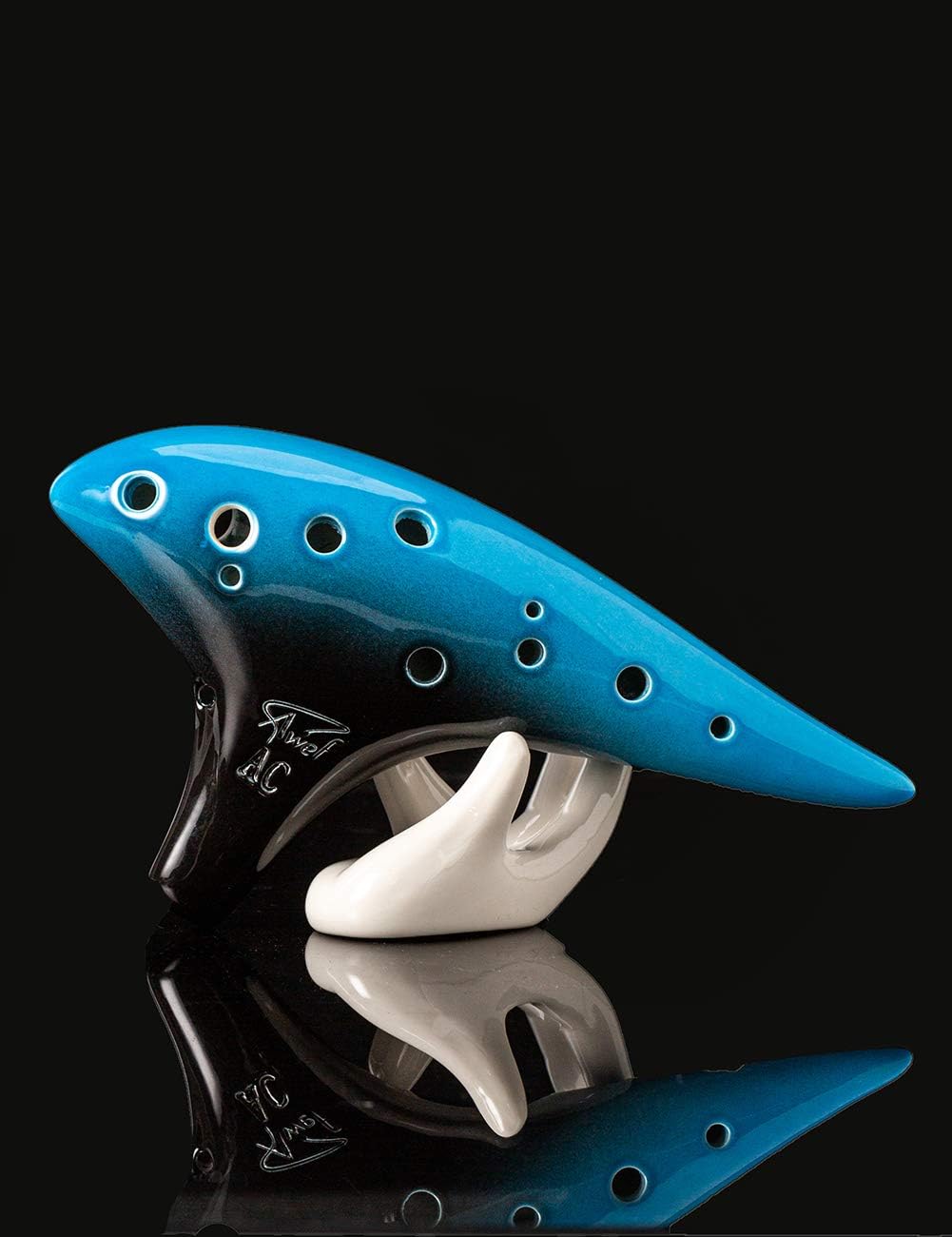 Ocarina "Ocean Notes" de 12 agujeros, forma de batata, hech...