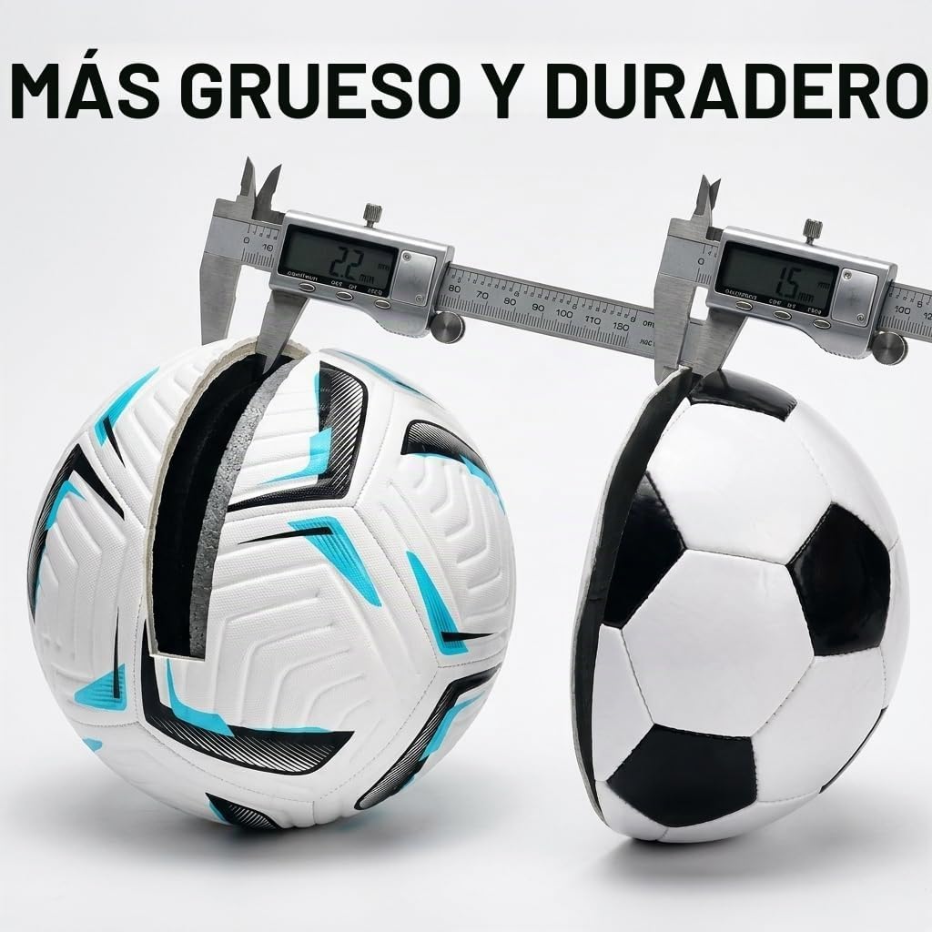 Western Star Balón de fútbol Helix- Tamaño 3 4 5 \u2013 Pelotas de...