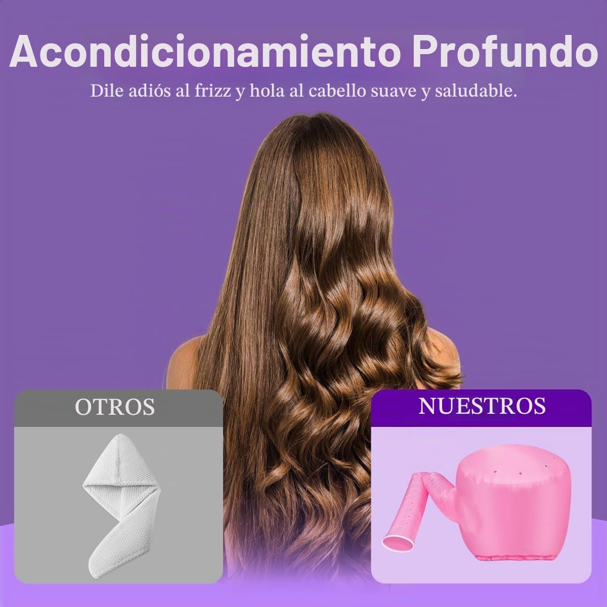 Secador de Cabello con Capucha - Secador de Cabello con Capucha de...