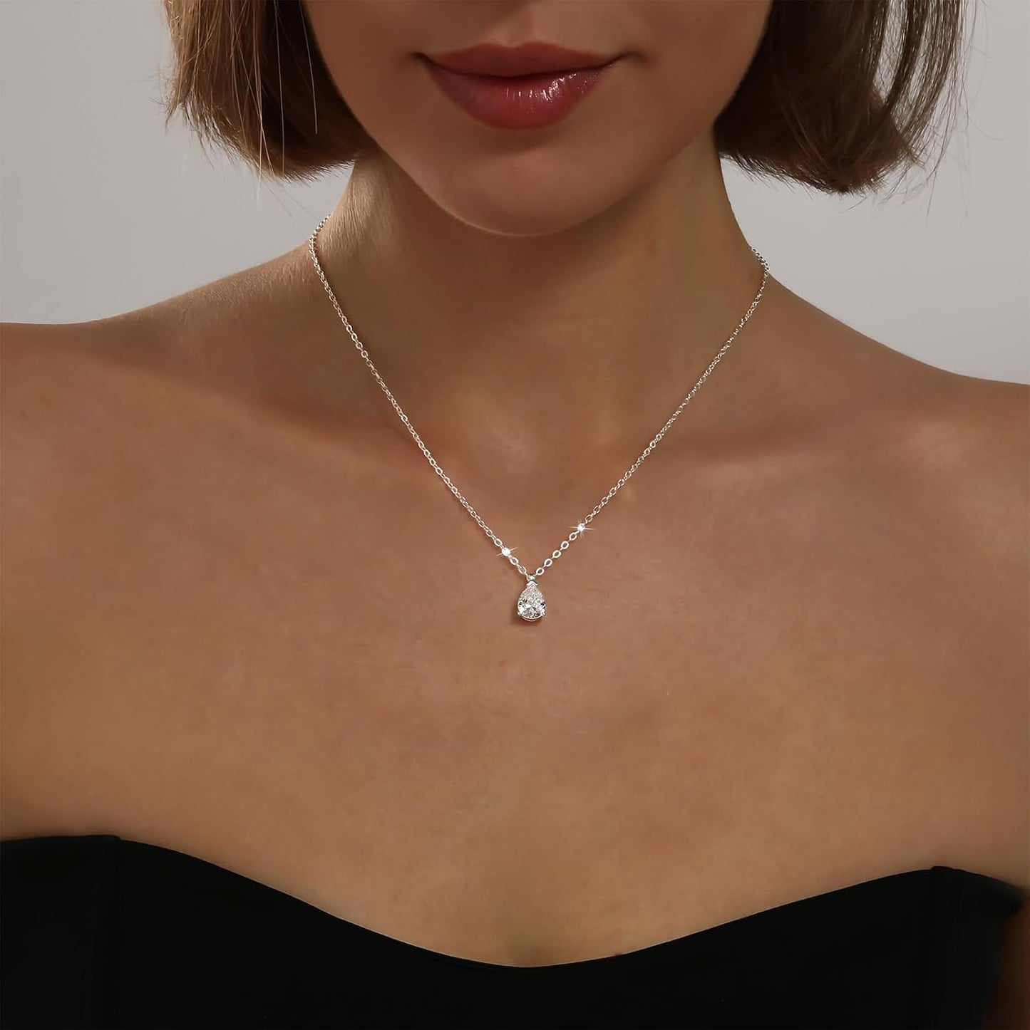 KISSCLOUD - Collar de oro para mujer, chapado en oro de 14 quilates...
