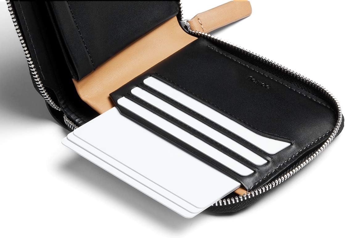 Bellroy Cartera con cremallera (billetera de cuero, bloqueo RFID, b...