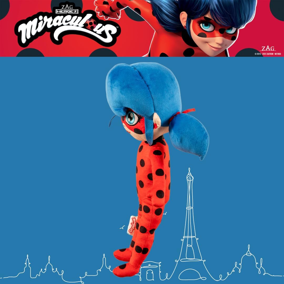 Franco Kids Miraculous Ladybug Bedding - Almohada decorativa de fel...
