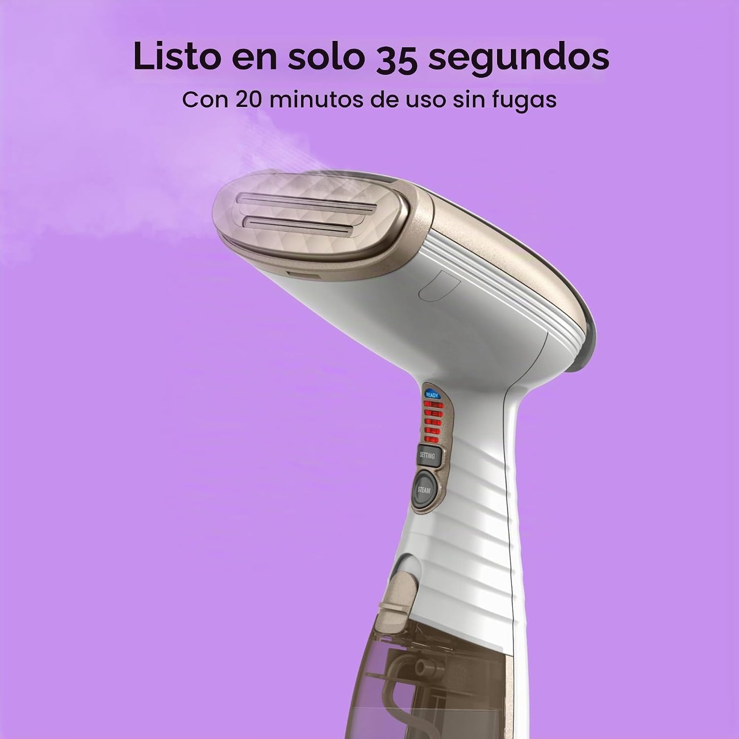 Conair Vaporizador de ropa de mano para ropa, vaporizador de tela T...