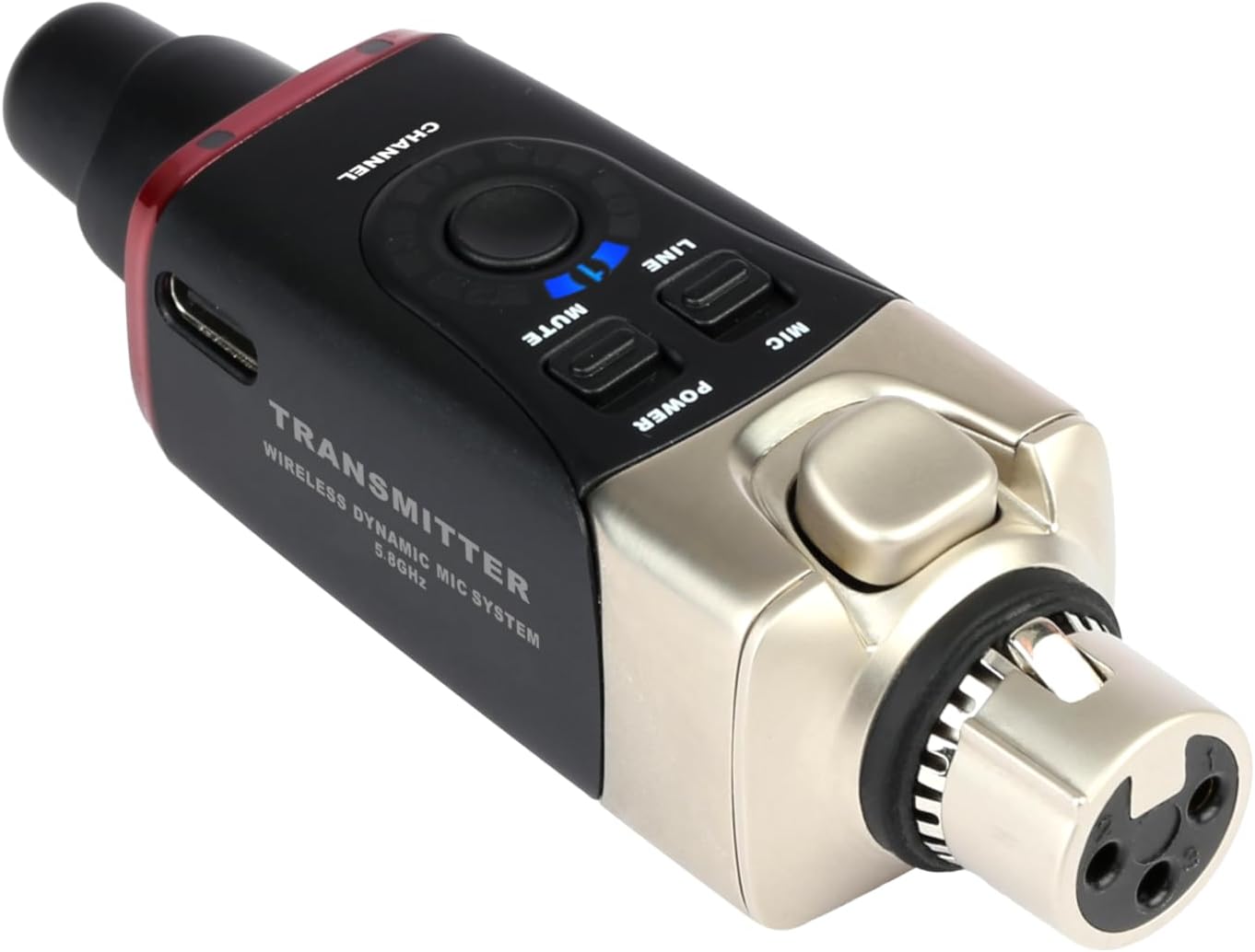 Xvive U35 Sistema de Micrófono Inalámbrico Transmisor 5.8GHz Transm...