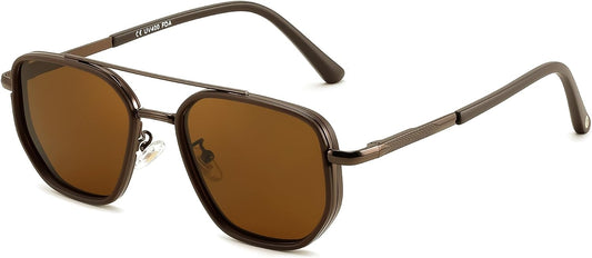 FEISEDY - Lentes de sol polarizados estilo aviador para hombres, ma...