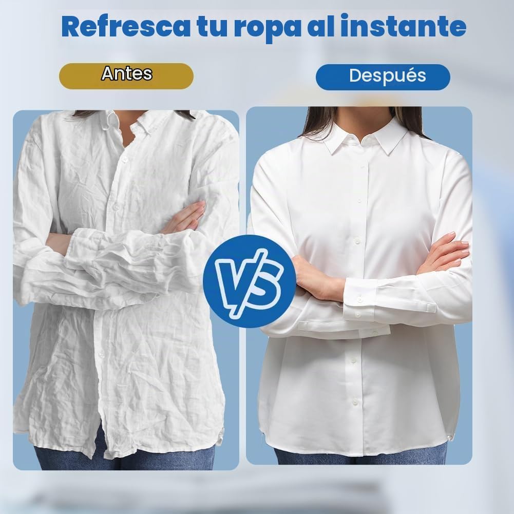 Blesgam Vaporizador para ropa de 700 W, calentamiento rápido en 40S...