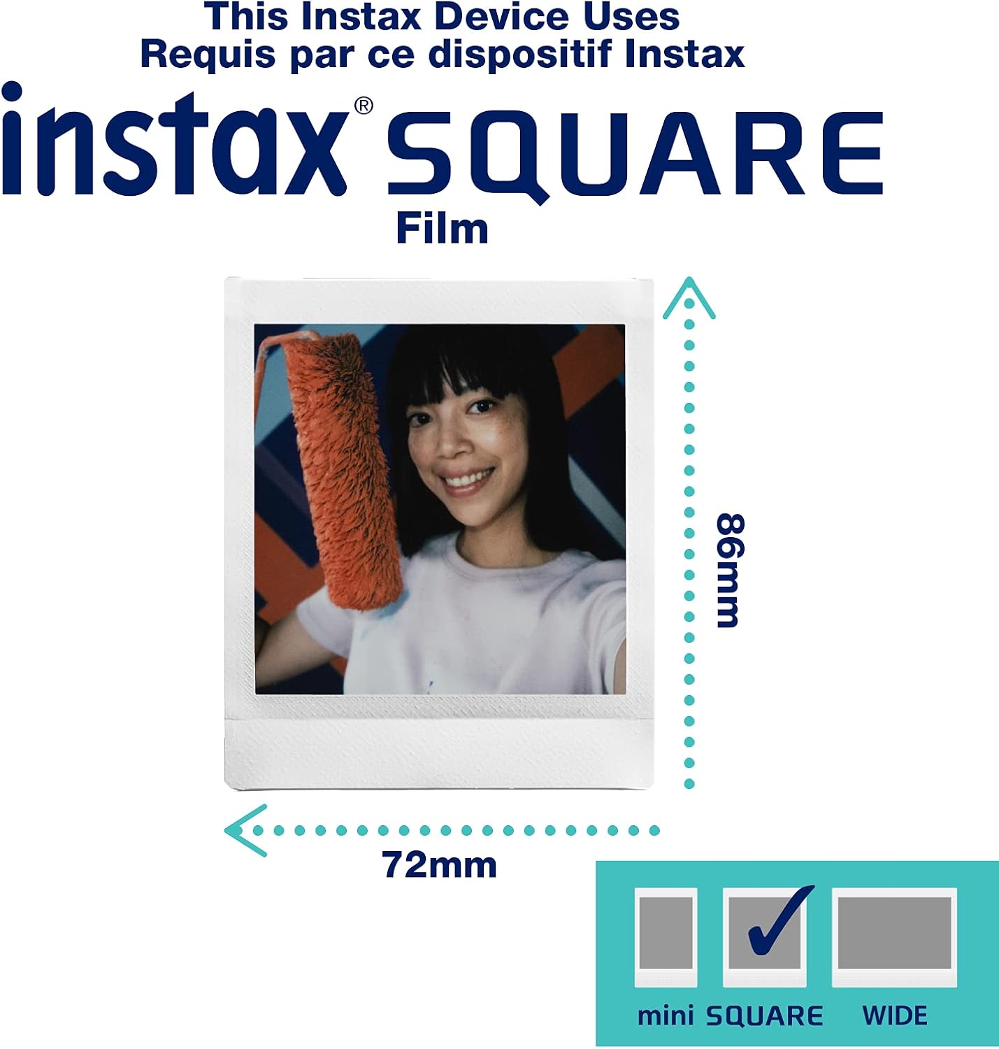 Fujifilm Instax Square SQ1 - Cámara instantánea - Naranja terracota