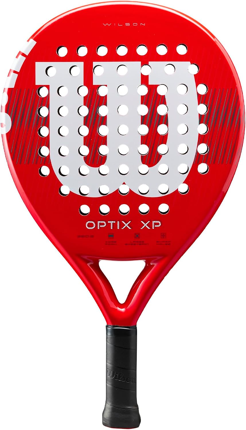 Wilson Kit de pádel Optix XP - Rojo, con la paleta Optix XP roja y...