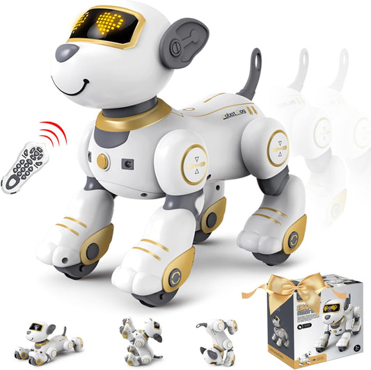 FUUY Perro Robot para Niños Perro Robot de Control Remoto Juguete d...