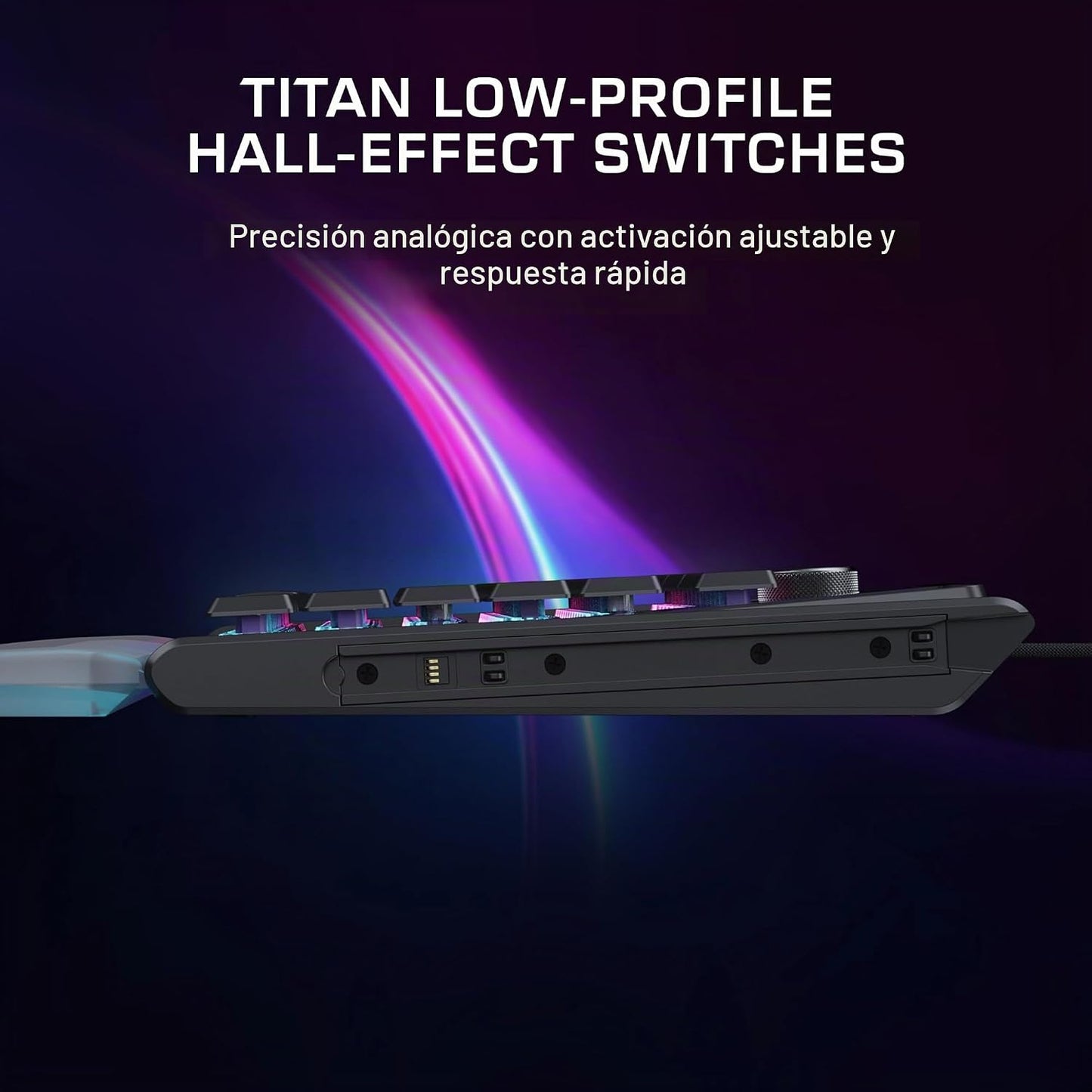 Turtle Beach Command Series KB7 TKL - Teclado para juegos con cable...