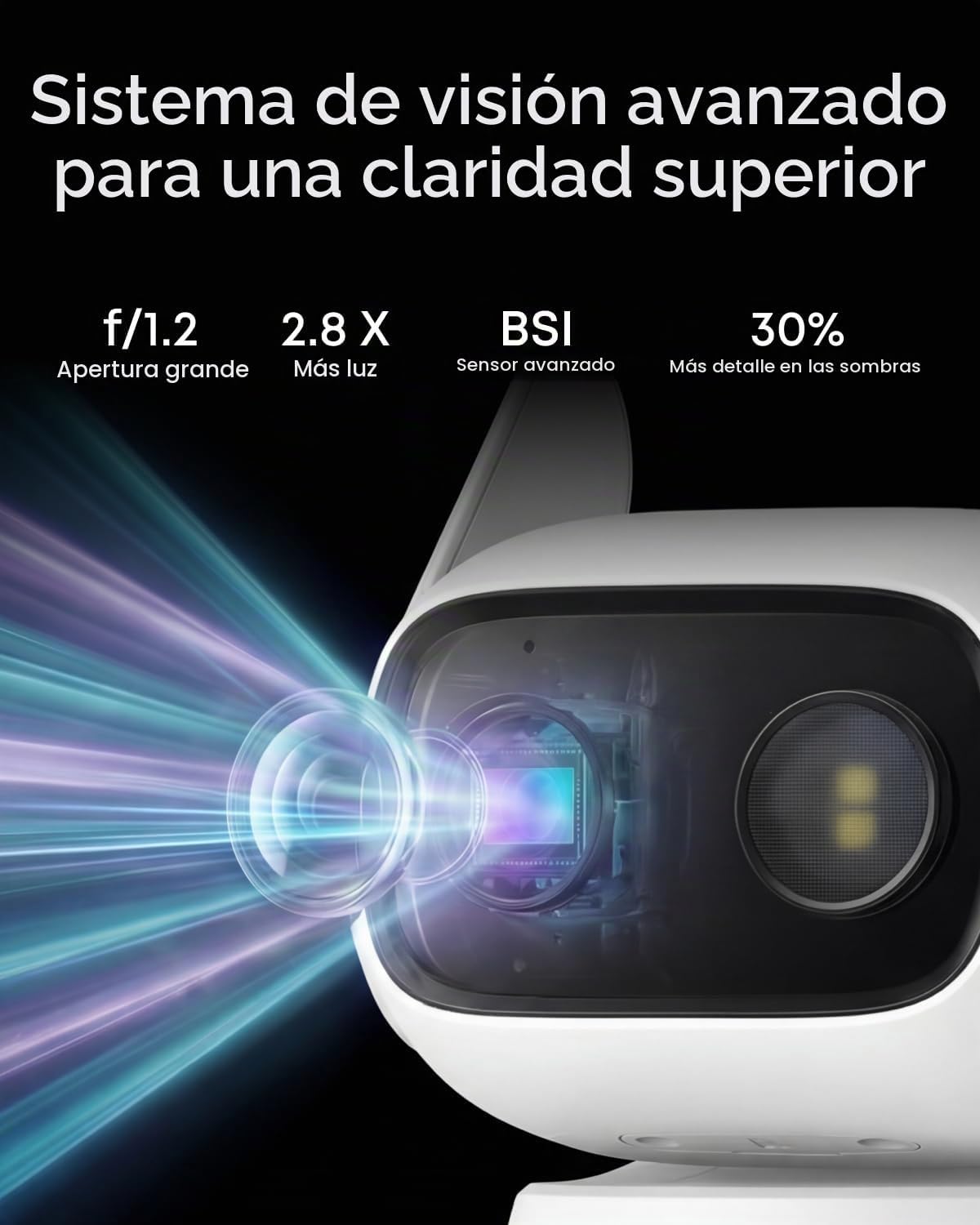 eufy Security Cámara interior\/exterior C31 (paquete de 2), IP66, s...