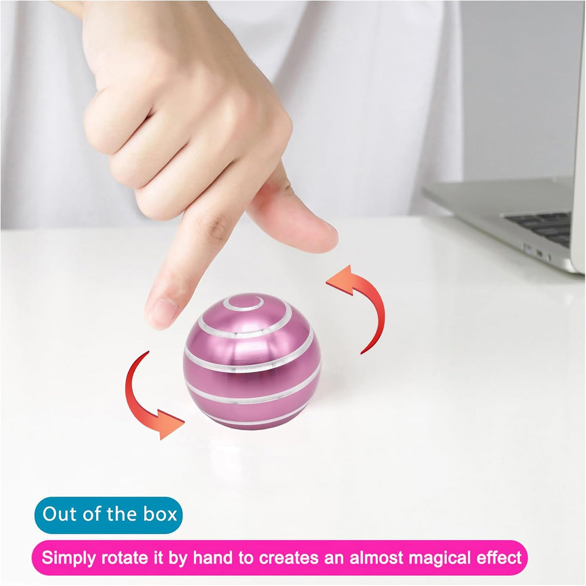 Juguetes de escritorio para Fidget Kinetic Cool-Gadgets: juguete gi...