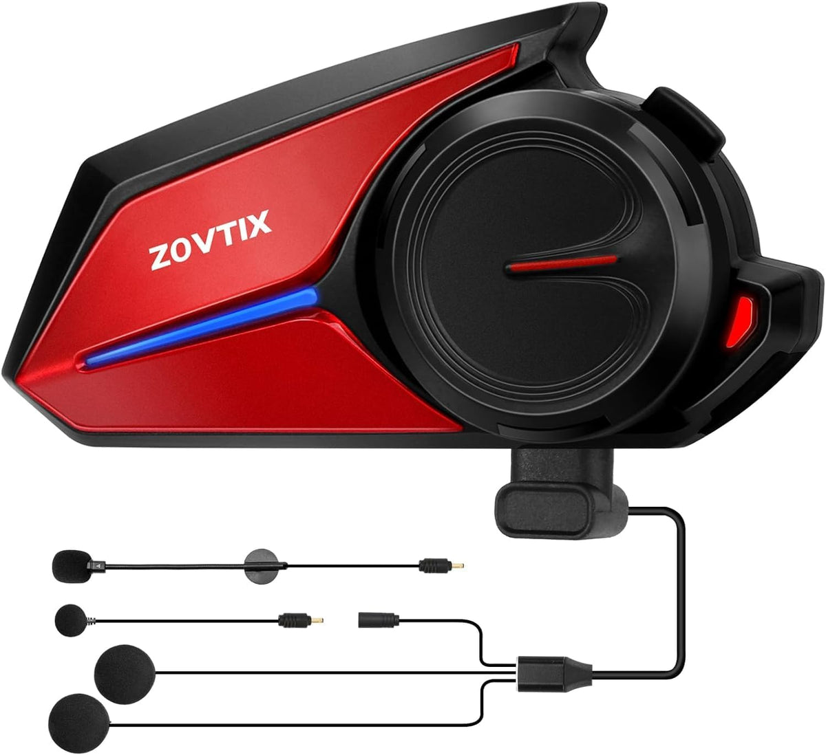 Auriculares para casco de motocicleta, soporte para 8 motociclistas...