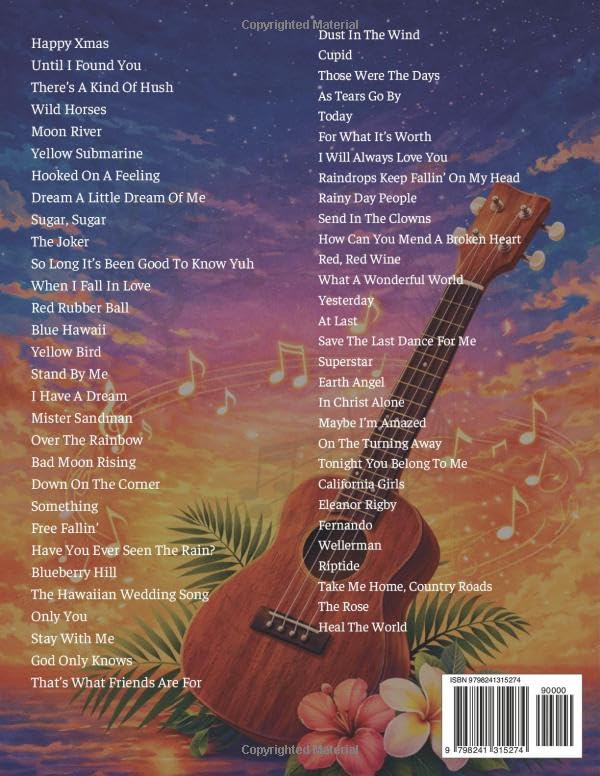 Cancionero de ukelele Canciones populares: 60 canciones populares p...