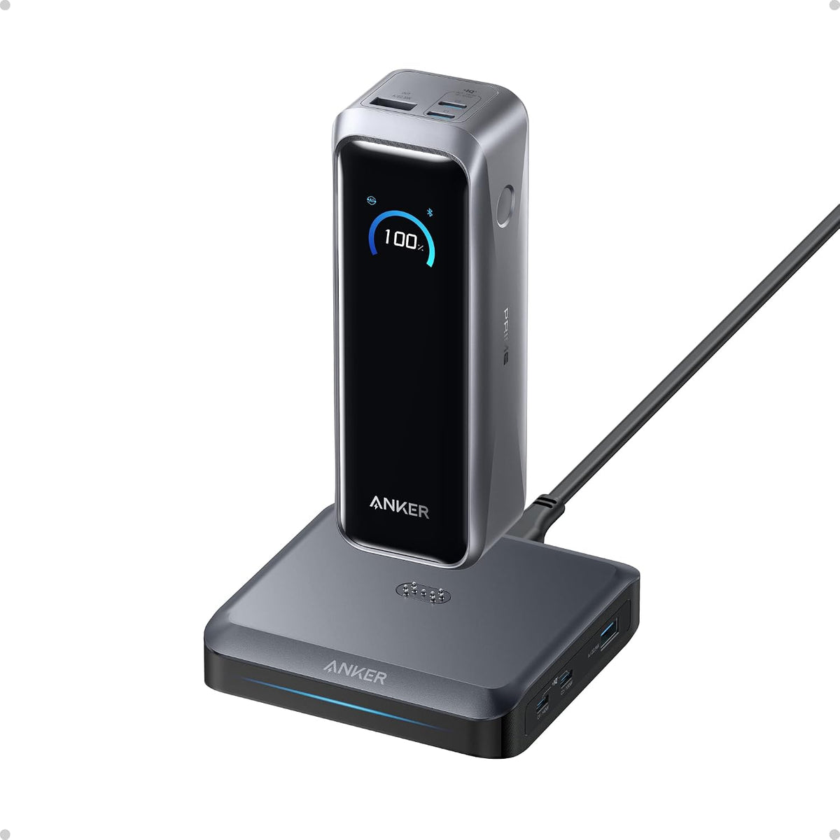Anker Prime Power Bank y Base de Carga, Cargador Portátil de 20,100...
