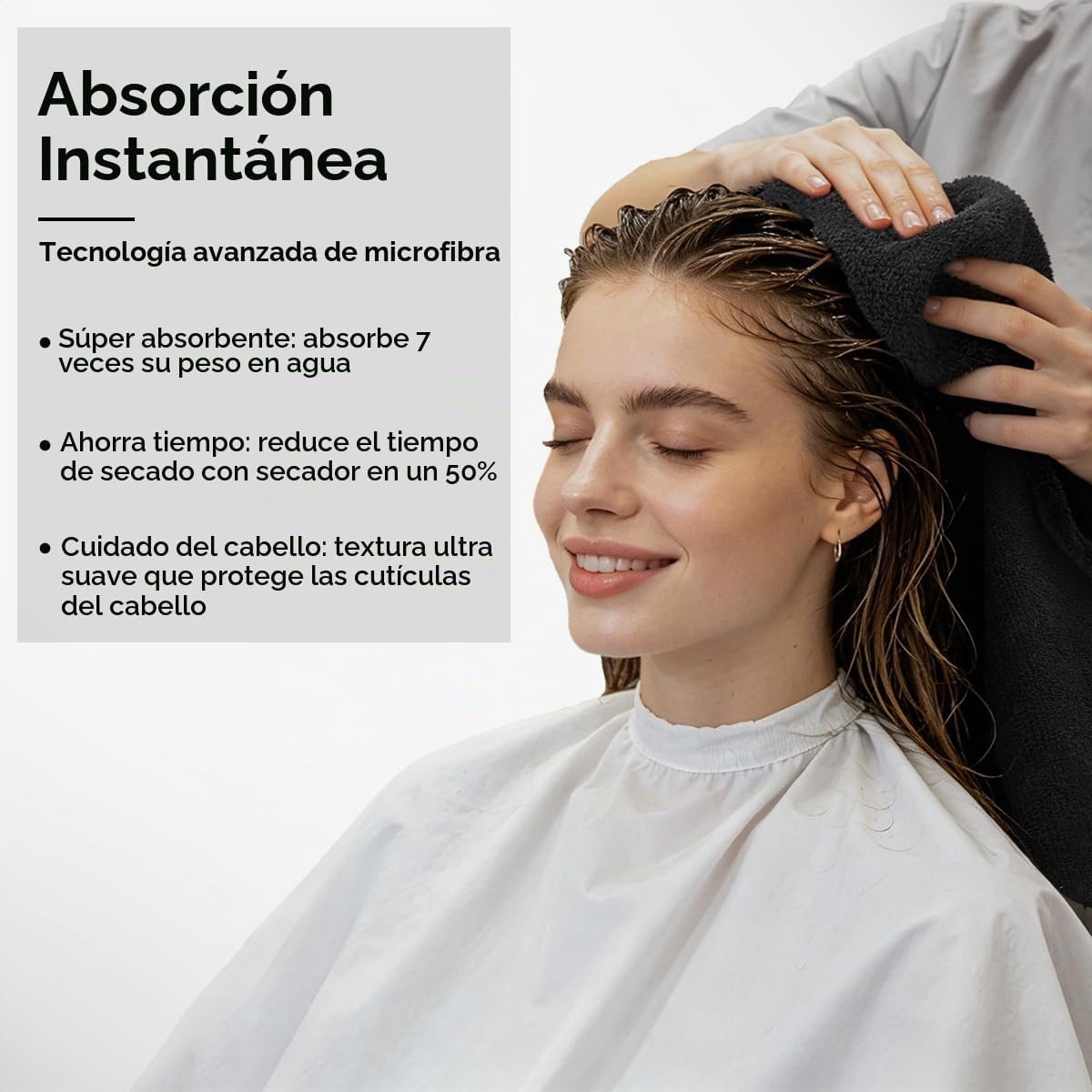 GLIMGLINT Paquete de 24 toallas de microfibra para el pelo a granel...