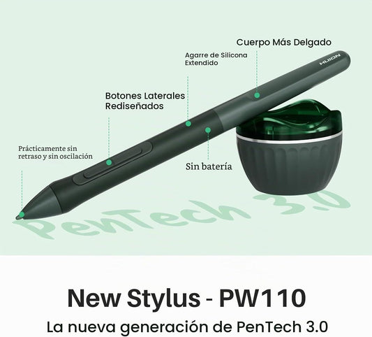 HUION Inspiroy 2 Tableta de dibujo mediana con rueda de desplazamie...