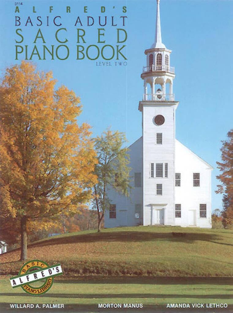 Libro Sagrado del Curso Básico de Piano para Adultos de Alfred, Bk 2