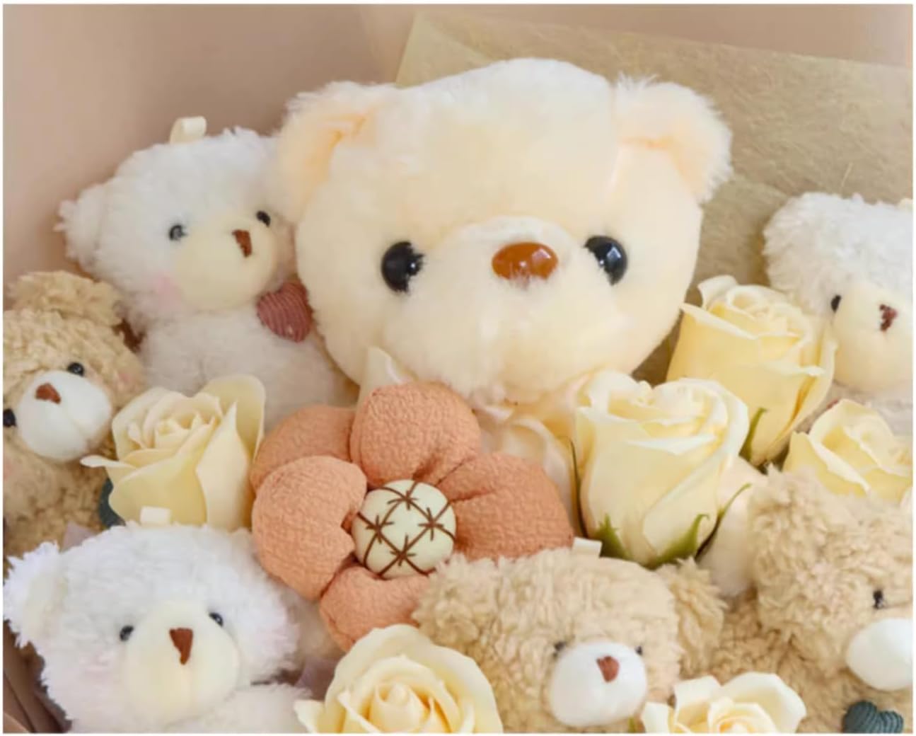 BBLION Bonito ramo de oso \u2013 Ramo de oso de peluche hecho a man...