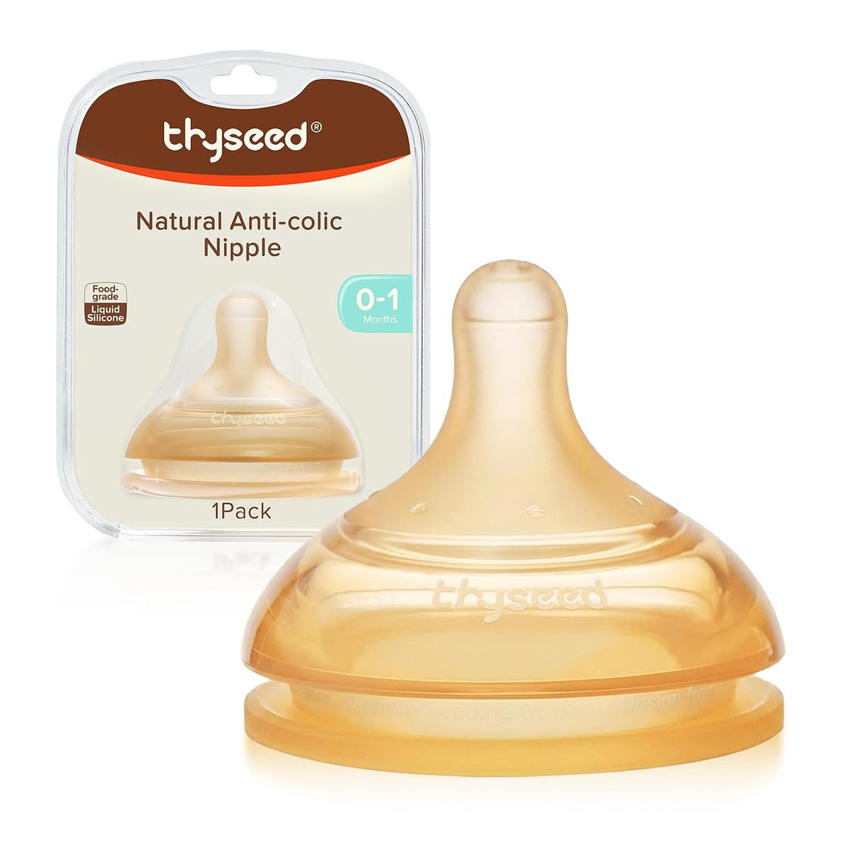 Thyseed - Biberón natural anticólico de repuesto, 5 onzas, 0+ meses