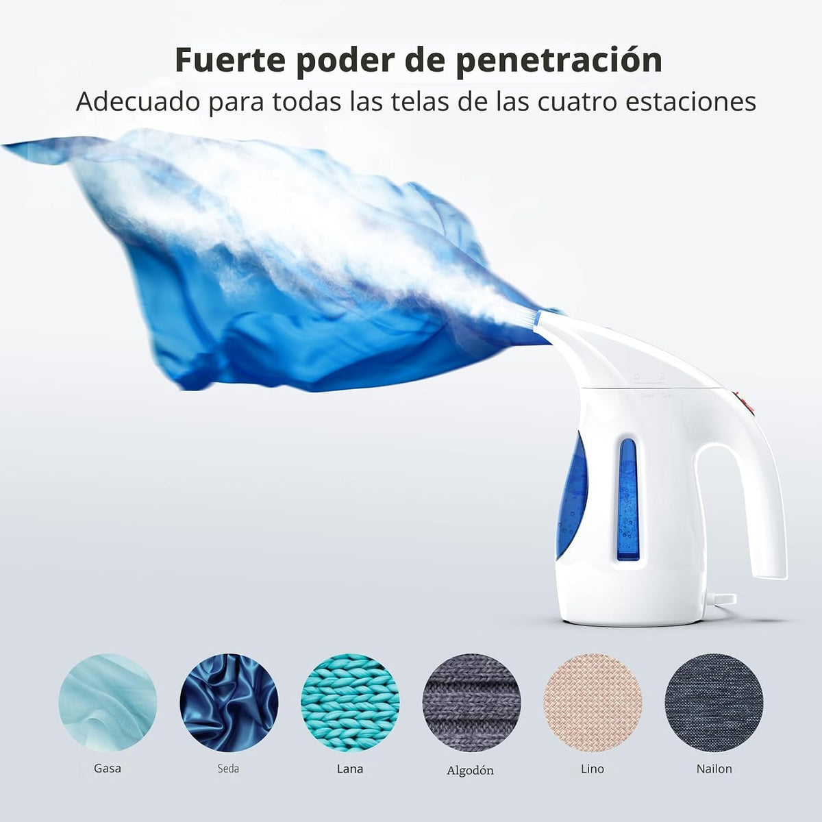 HiLIFE - Vaporizador para ropa, diseño portátil de mano, gran capac...