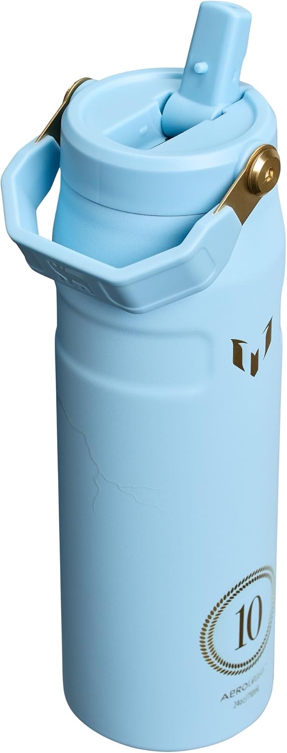 STANLEY IceFlow - Botella con popote 2.0, 24 onzas, color azul Mess...