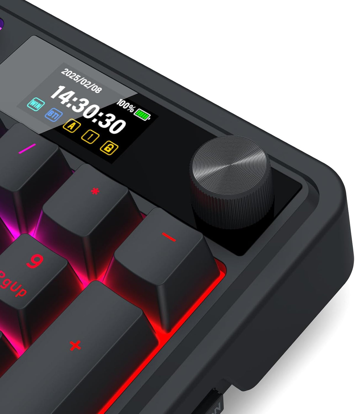Redragon K719 Teclado inalámbrico para juegos con junta con pantall...