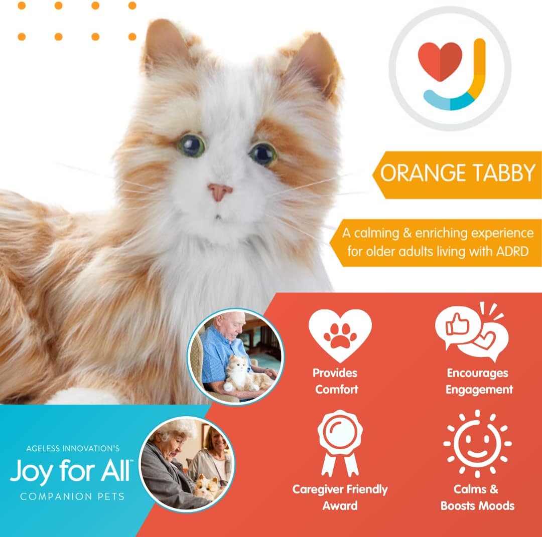 JOY FOR ALL Mascota de compañía para personas mayores - Gato animat...