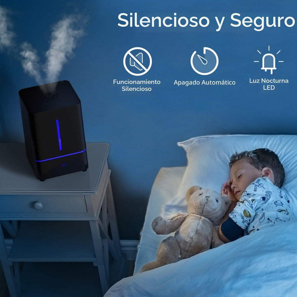 Everlasting Comfort - Humidificadores para dormitorio (4L) \u2013 H...
