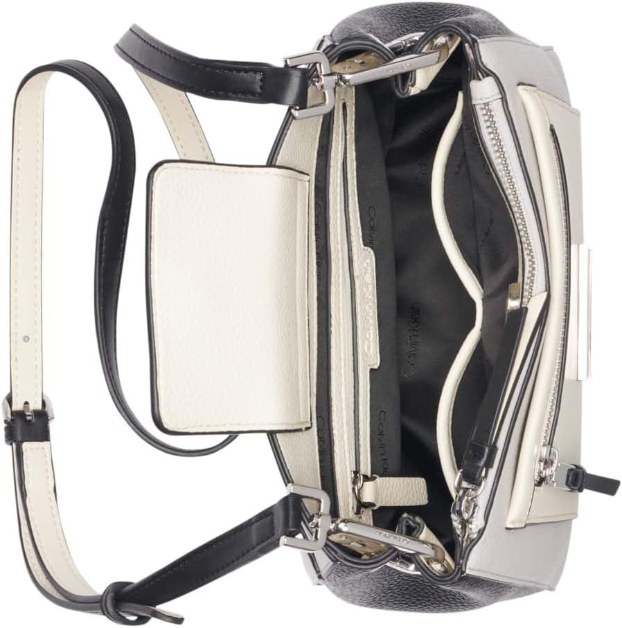 Calvin Klein Bolso bandolera Hadley con tres compartimentos para mujer