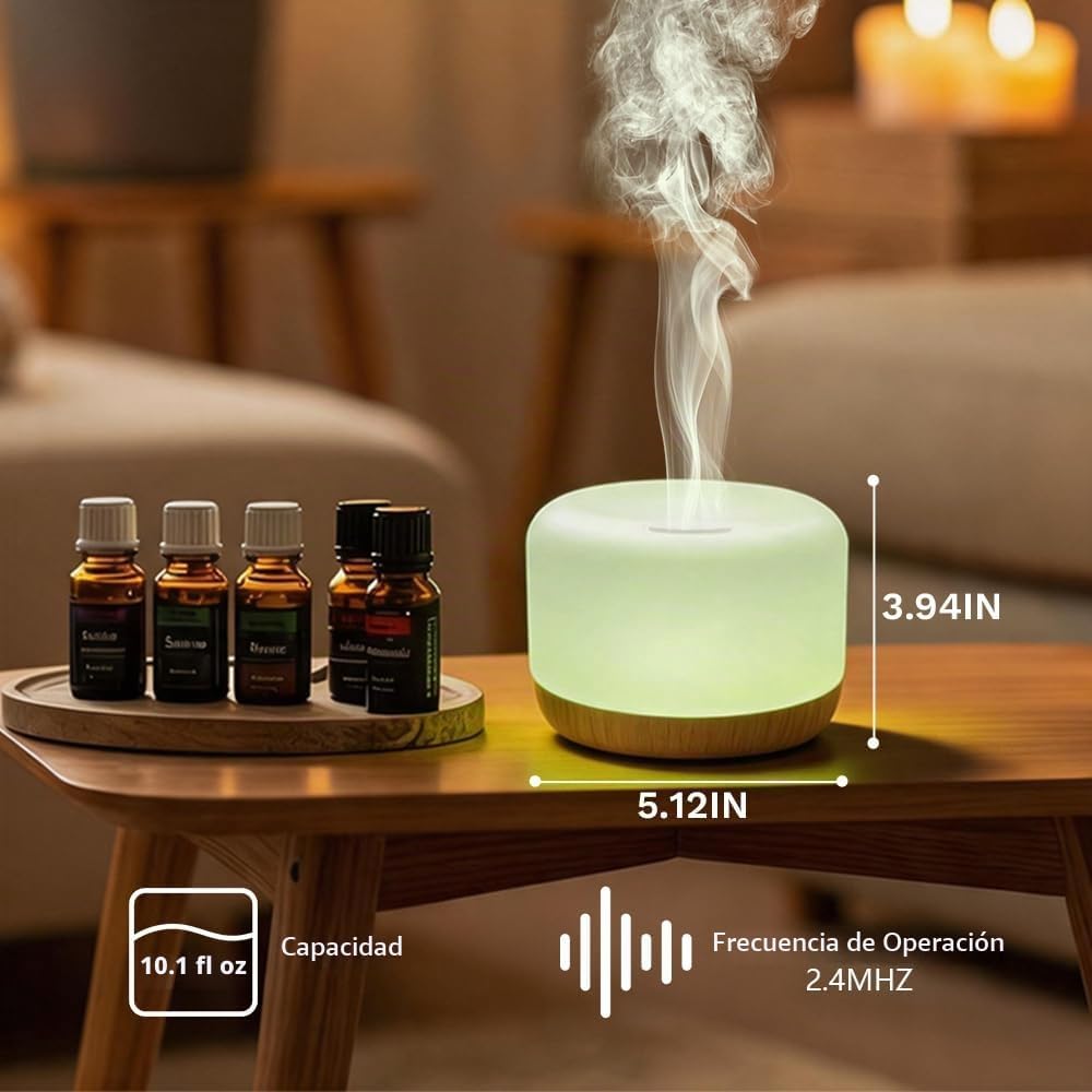 Difusor de aceite esencial,Humidificador ultrasónico con niebla frí...