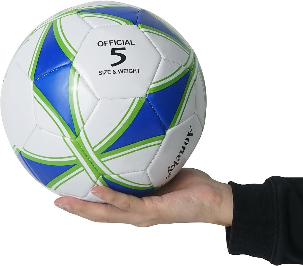Aoneky Balón de fútbol tradicional de tamaño 5 para adultos, se env...