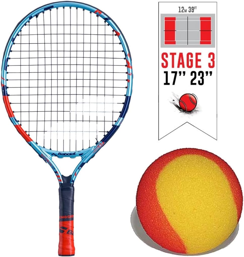 Babolat Ballfighter - Raqueta de tenis con pelotas de tenis para ni...
