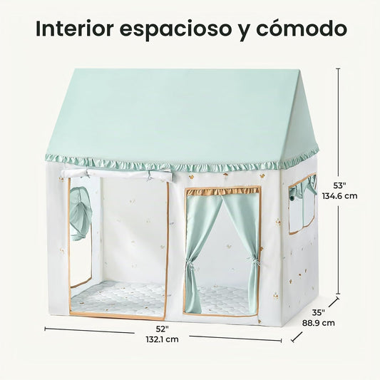 Tiny Land Tienda de campaña para niños, casa de juegos para interio...