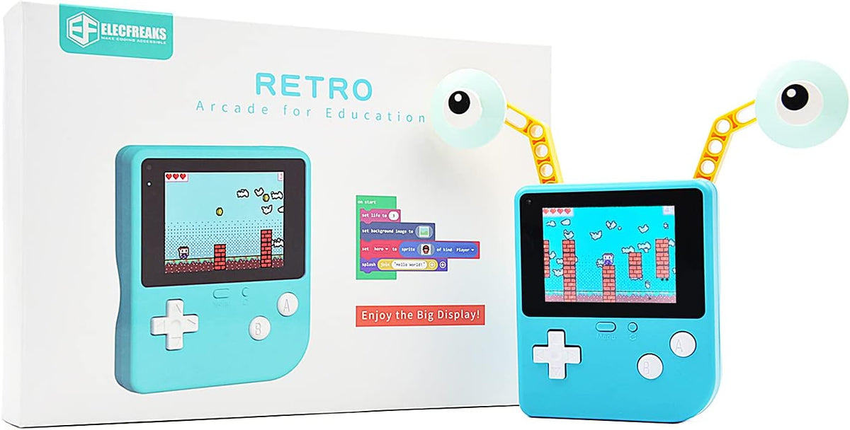 ELECFREAKS Retro Coding Arcade para Microsoft Makecode DIY Consola...