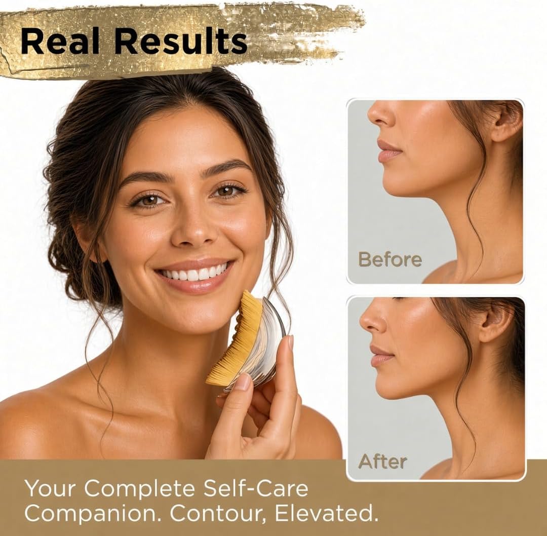 ICON Herramientas faciales Gua Sha de acero inoxidable – Herramient...