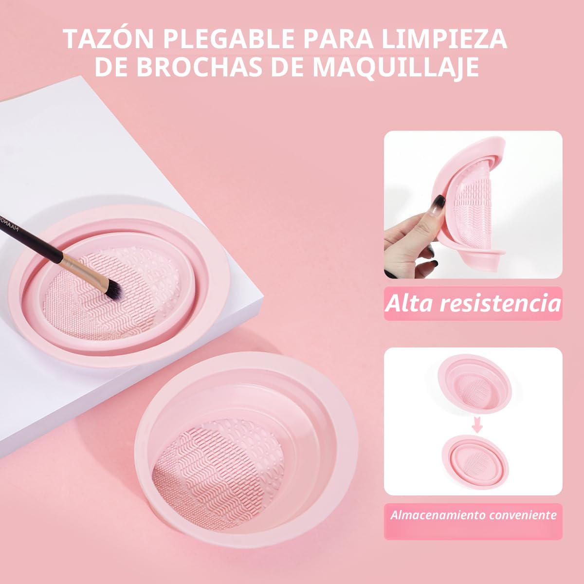 MAANGE Juego de 49 Brochas de Maquillaje, Set de Herramientas de Ma...