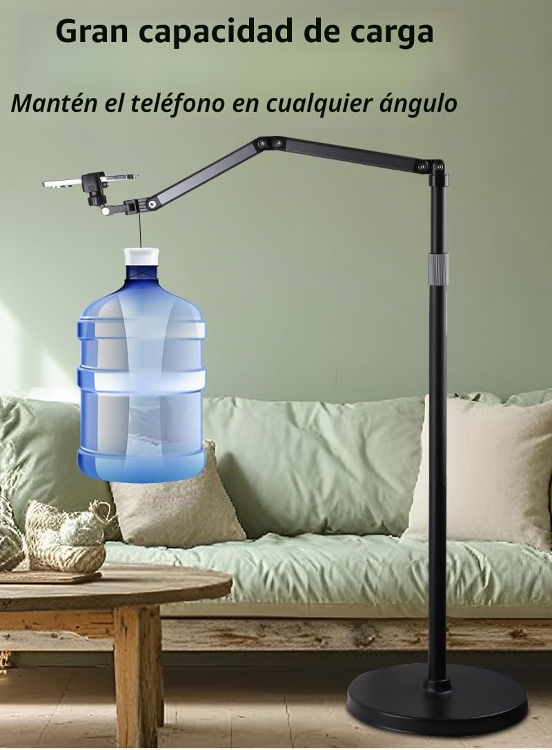 Soporte de teléfono Hocoder para piso para grabación, soporte de te...