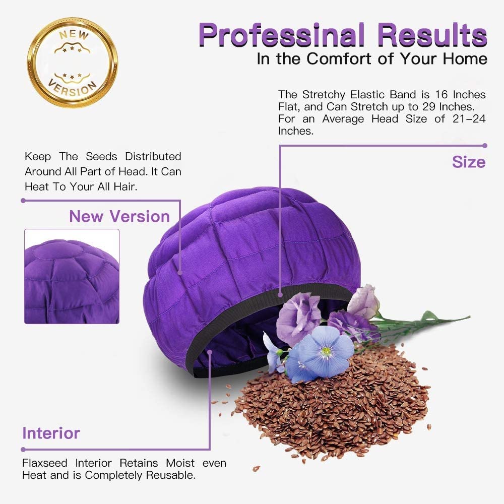 Beautybaby - Gorro térmico inalámbrico de acondicionamiento profund...