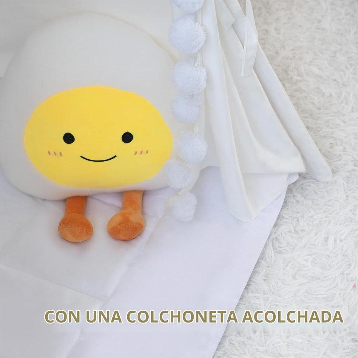 WIRHAO - Tienda de campaña tipi para niños con colchoneta acolchada...