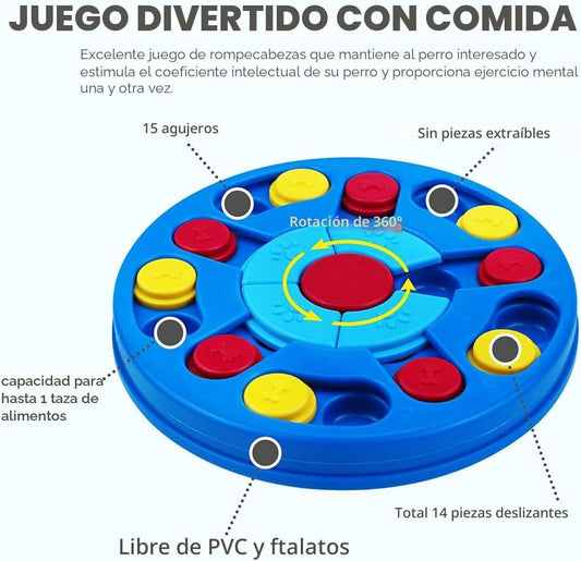 Yoboeew Rompecabezas para perros, juguete interactivo para estimula...
