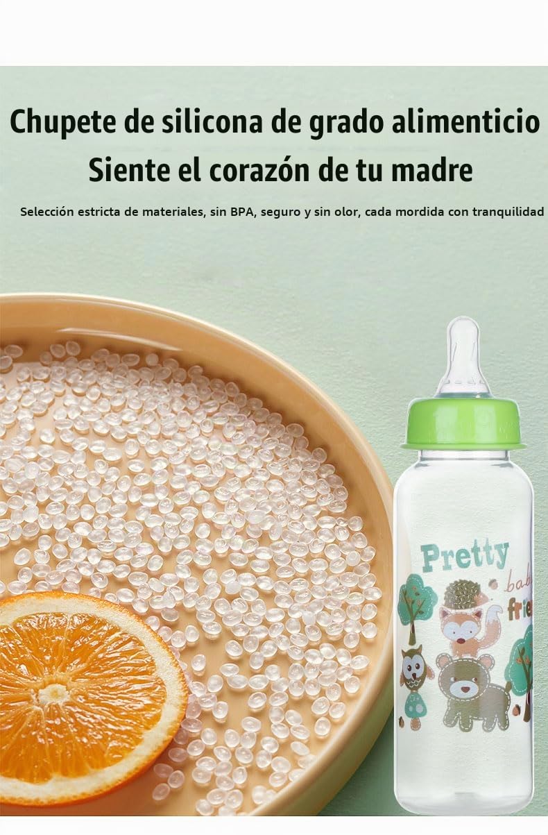 Pretty Baby Paquete de 4 biberones anticólicos de 8 onzas para reci...