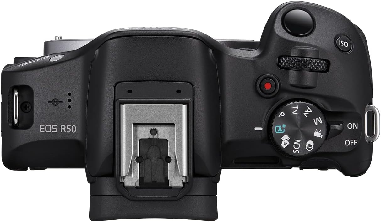 Canon EOS R50 Cámara sin espejo para vlogging (solo cuerpo\/negro),...