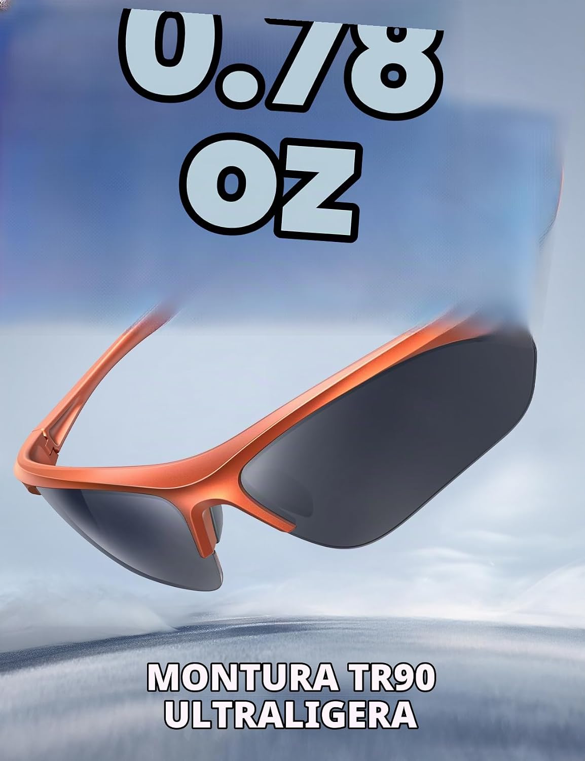 Lamicall Gafas de Sol Deportivas polarizadas de 22 g para Hombres y...