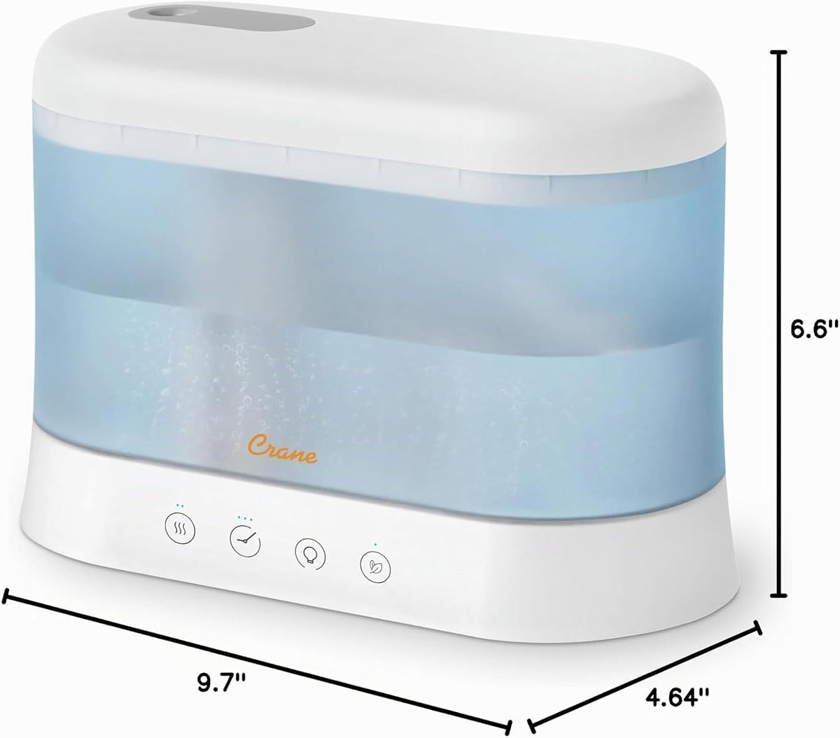 Crane Humidificador de niebla fría de 0.5 galones de llenado superi...