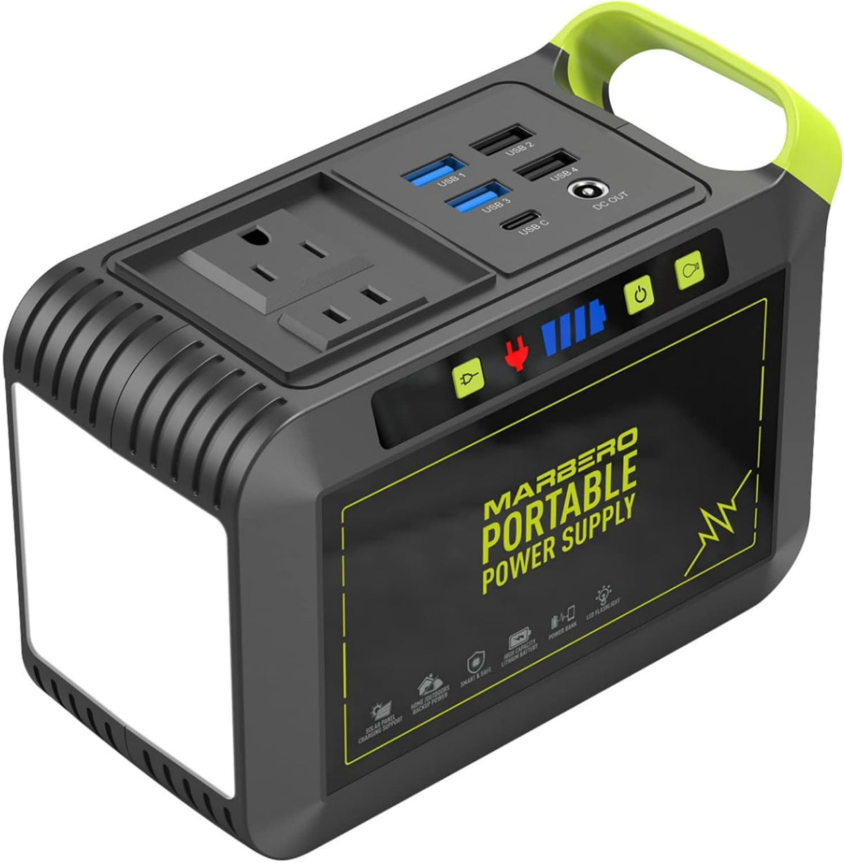 MARBERO - Estación de energía portátil, 88 Wh, batería de litio, ge...